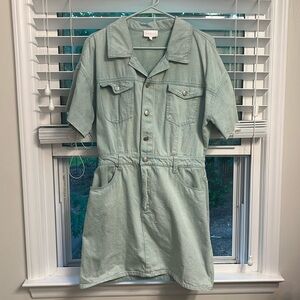 Worn once! Entro denim dress sz L